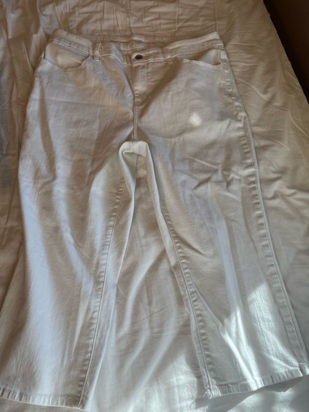Chico's Women’s White Chinos